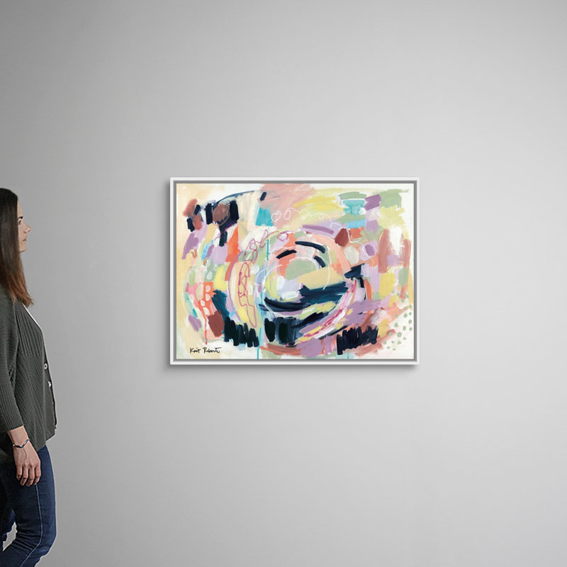 « Shelter » par Kait Roberts, reproduction d’art sur toile, H 32 po x l 42 po x P 1,75 po, Cadre blanc