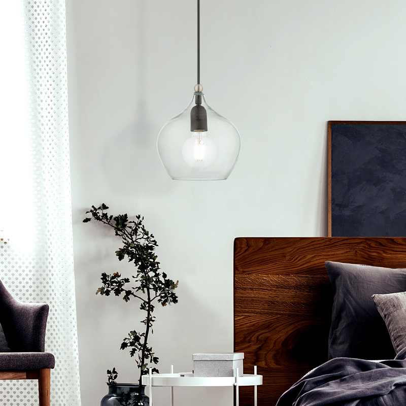 Donivin 1 - Light Single Pendant, Black