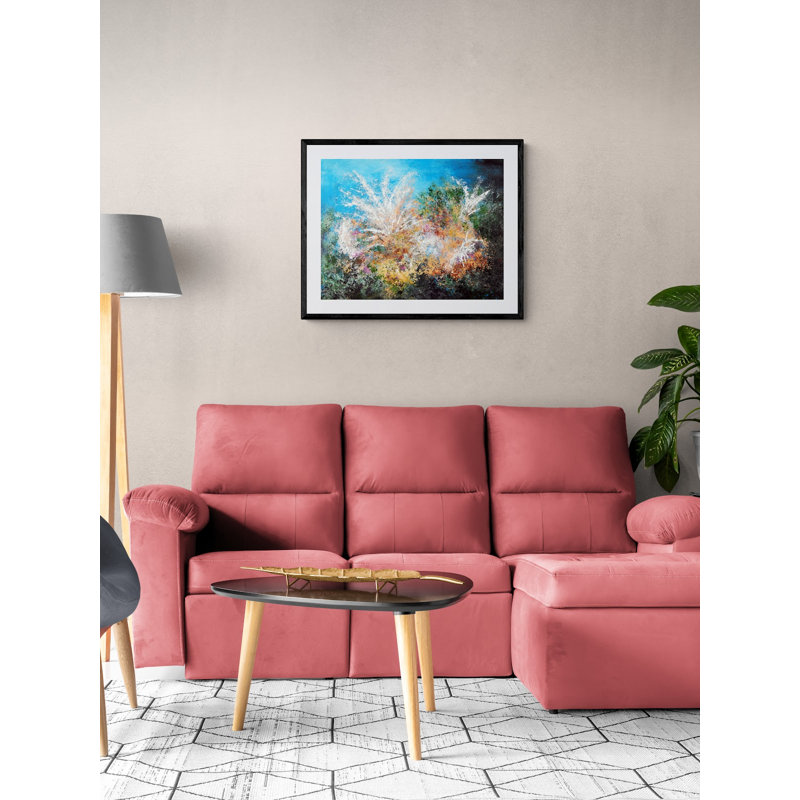 Ocean Bouquet Print by Lisa Daniels, Black Framed Paper, 31.25" H x 25.25" W