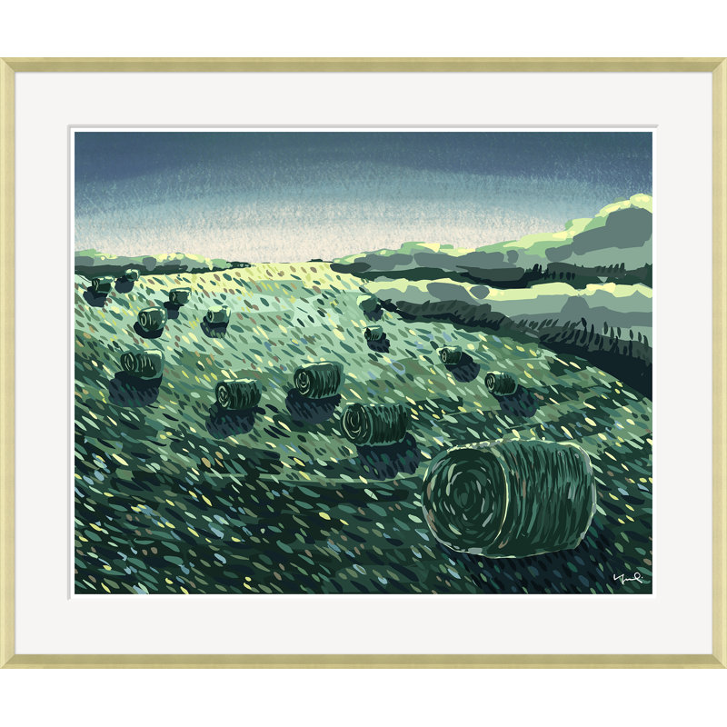 After Dusk Field Painting by Yuki Osada