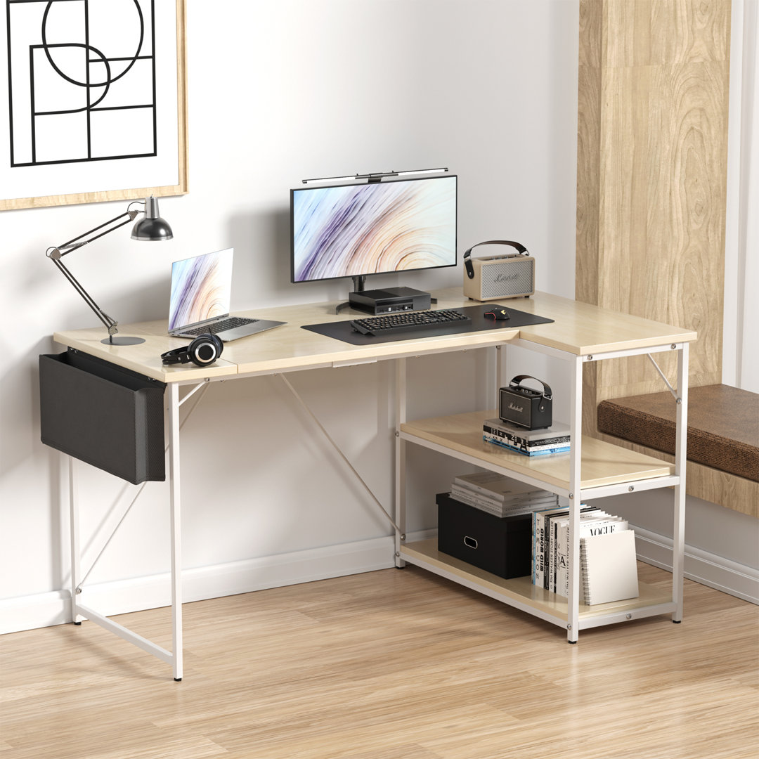 Besender 140cm W L-Shaped Writing Desk