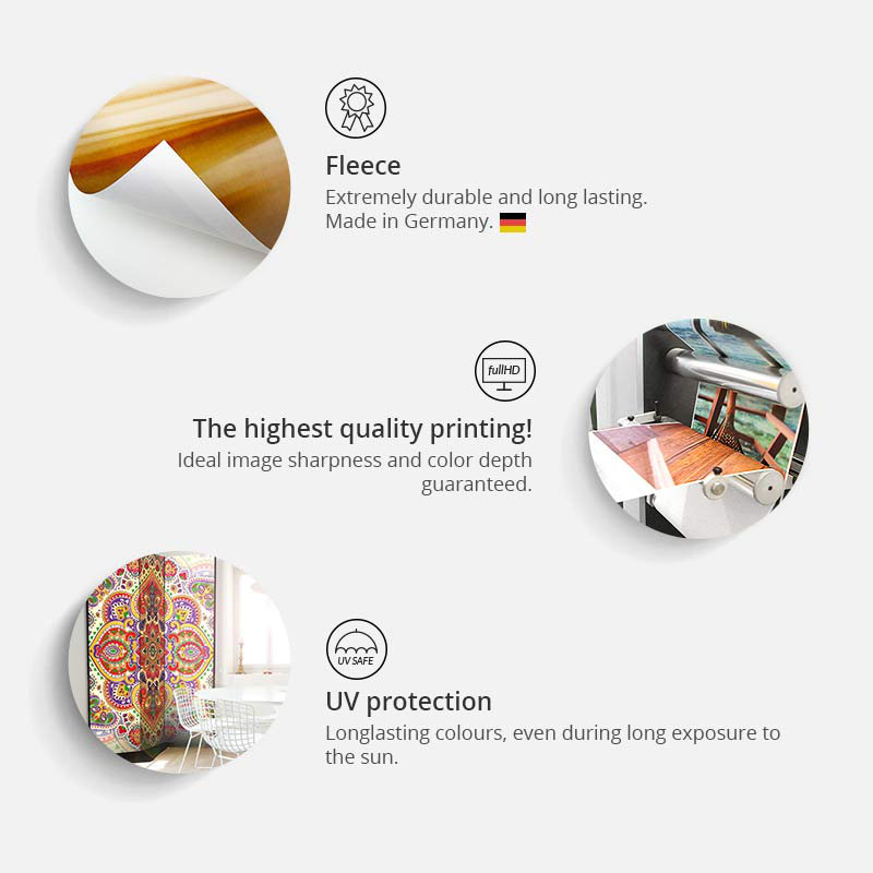 Carbon 172cm H Solid Wood Folding Room Divider, 3