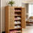 6 Layers Shoe Storage Cabinet with Doors Freestanding Entryway Shoe Cabinet with Spacious Worktop