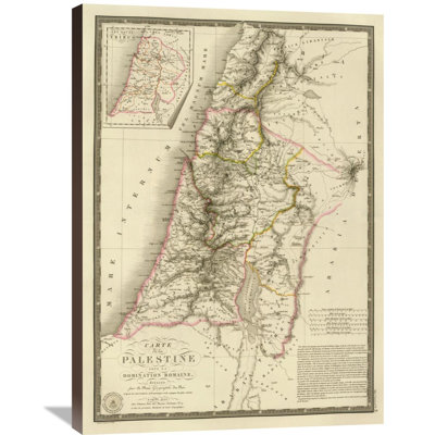 " Palestine Sous La Domination Romaine, 1828 " by Adrien Hubert Brue