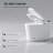 Smart Toilet With Bidet Seat Technology - Auto Open/Close, Foot Sensor, Battery Design, White Modern Bathroom Warm Water Feature,