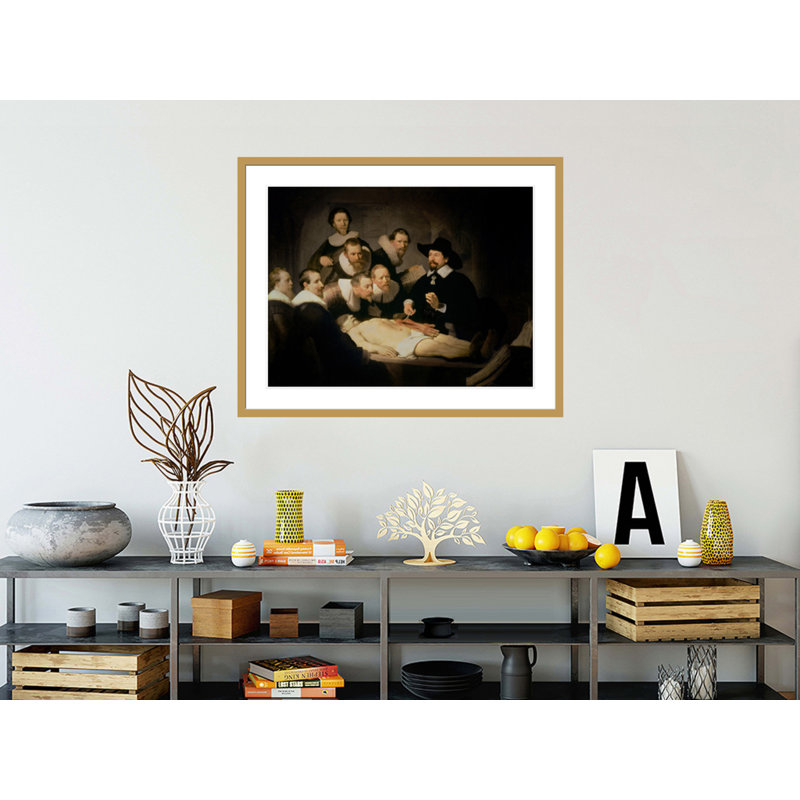 La leçon d'anatomie du Dr Nicolaes Tulp par Rembrandt van Rijn - Estampe numérique encadrée, H 33,15 po x l 41,5 po