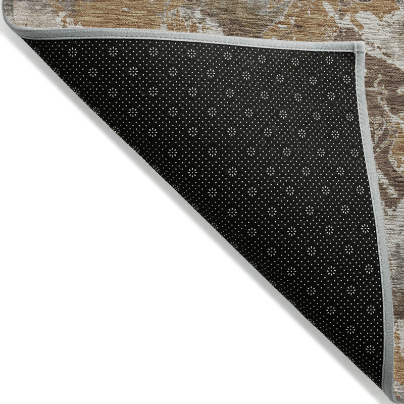 Malek Indoor/Outdoor Area Rug with Non-Slip Backing, Rectangle 10' x 14'