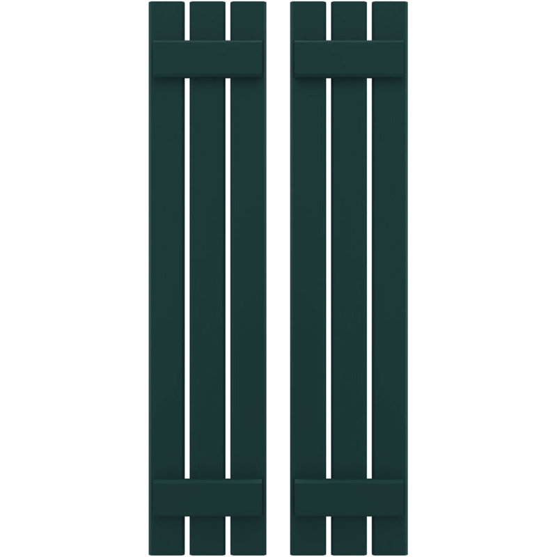 Volets de planche-n-lattes (par paire) Americraft (2 lattes), Bleu paisible, 11 1/2", 31"