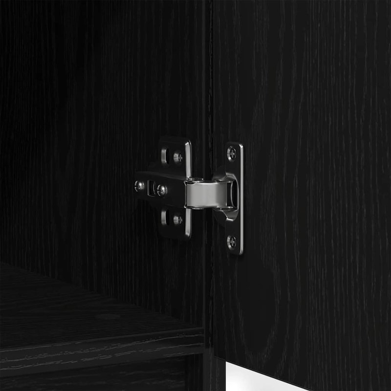 Accoudoirs réglables vidaXL, Chêne noir