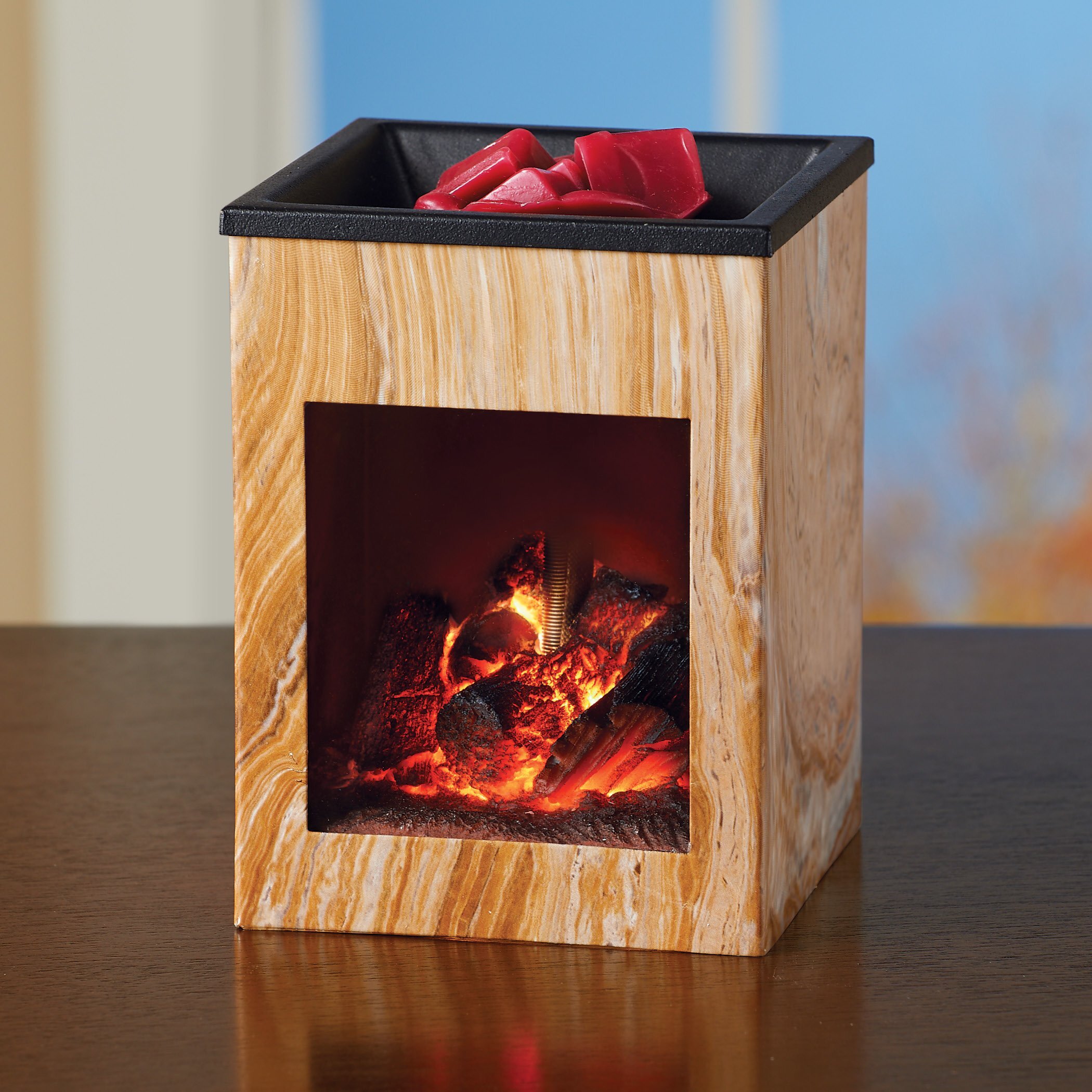 Fireplace Wax Melt Warmer Metal Wax Melter For Scented Wax Melts