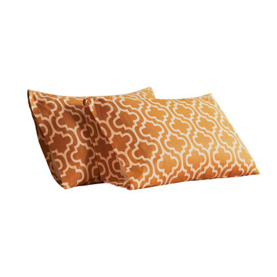 All-Season Breathable 100% Cotton Flannel Pillowcase Set