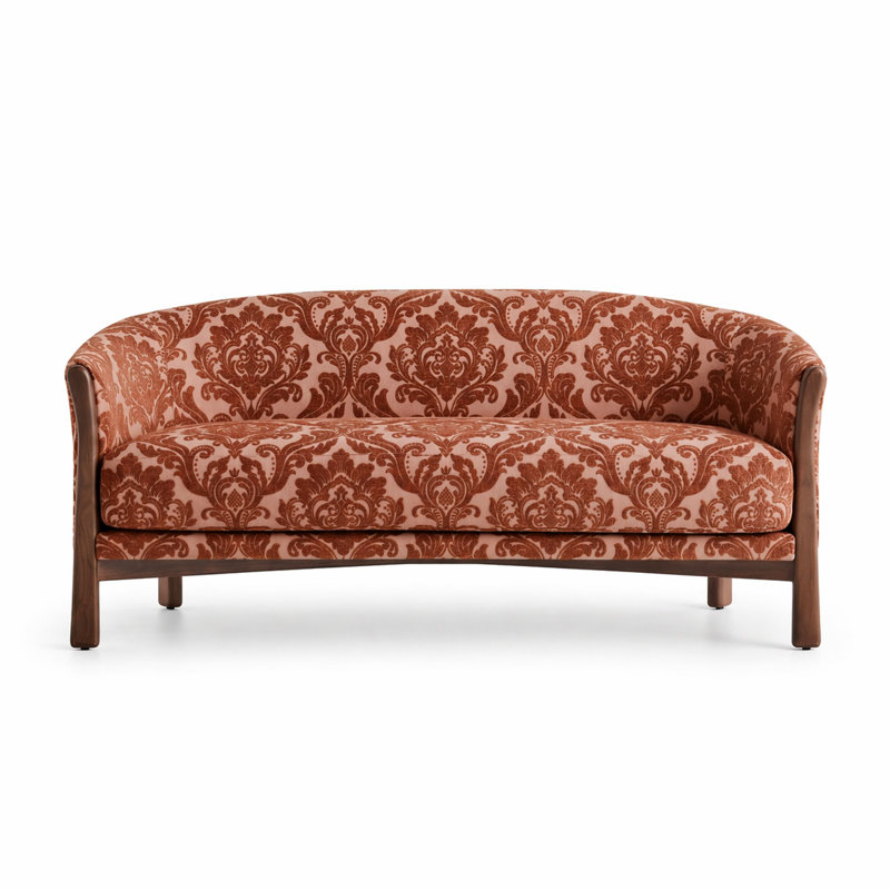 Damask Two Tone Velvet | Neiman Fabric, Amber