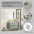 Integrated Ceramic Sink Wall-Mounted Bathroom Vanity-1873488937
