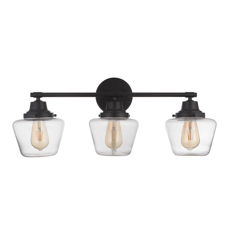 Akiba 3 - Light Dimmable Vanity Light, Flat Black