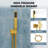 Regen Dual Shower Heads 3-Function Ceiling-Mounted Thermostatic Shower System With Handheld And Rough-In Valve-121294141