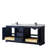 Avery 80'' Double Bathroom Vanity with Stone Top-80214070-41604556