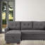 Canapé-lit modulaire réversible en lin 84 po avec rangement-1001461400-1001461401