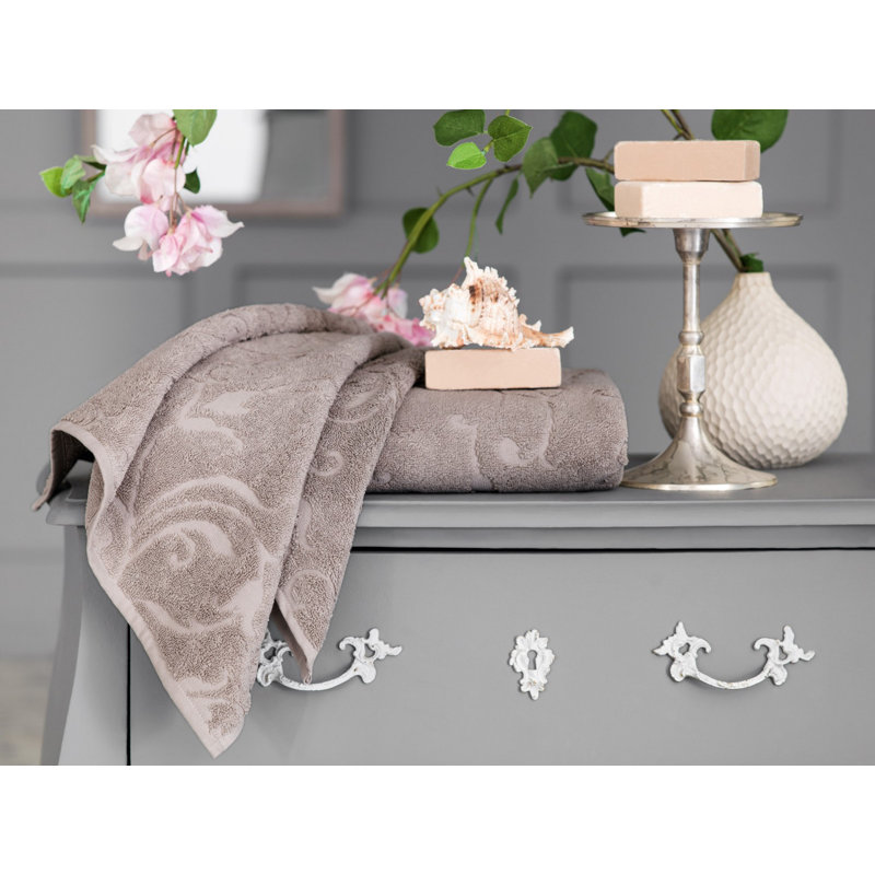 Sharly Jacquard Hand Towel, Beige