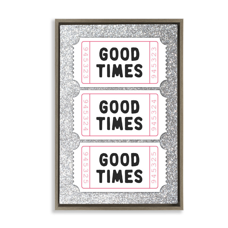 Cadre flottant Good Times Glam, H 31 po x l 21 po, Cadre flottant orme Montalcino