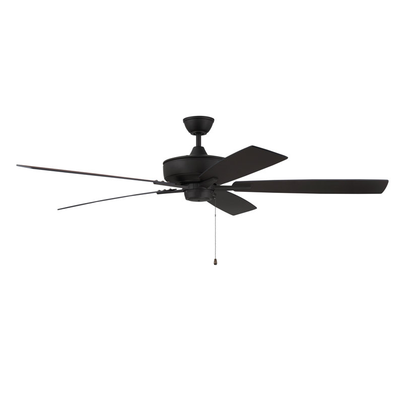 Super Pro 60" Fan 60'' Ceiling Fan, Black/Espresso