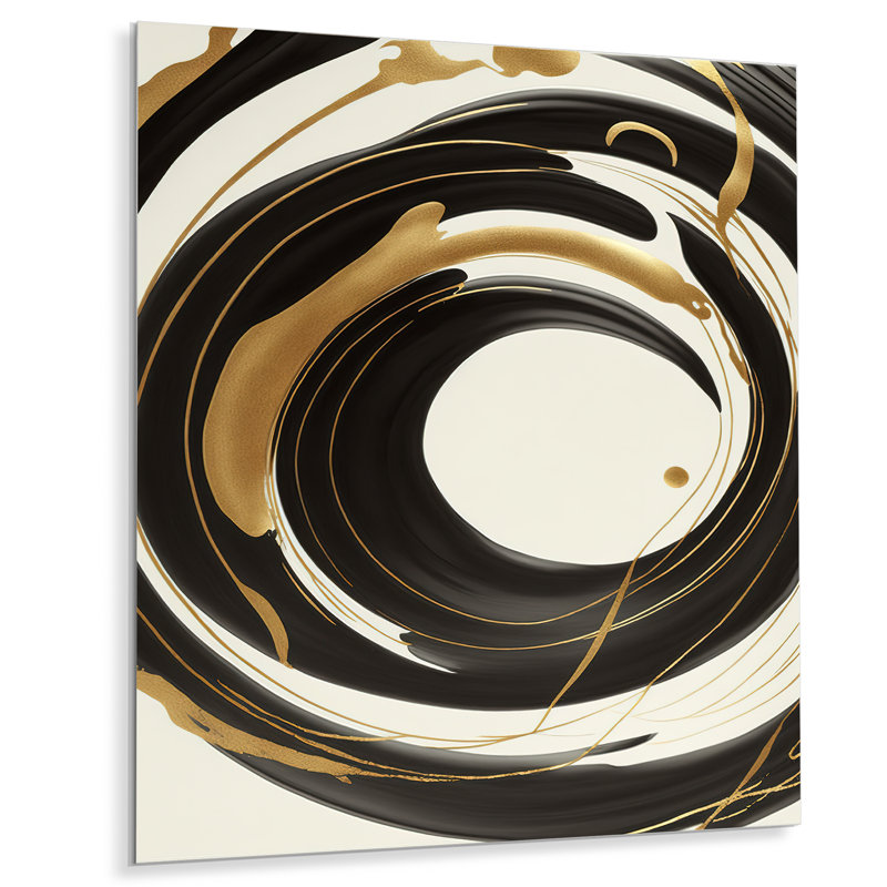 Downall Abstract Wall Decor on Metal, 32" H x 24" W x 1" D