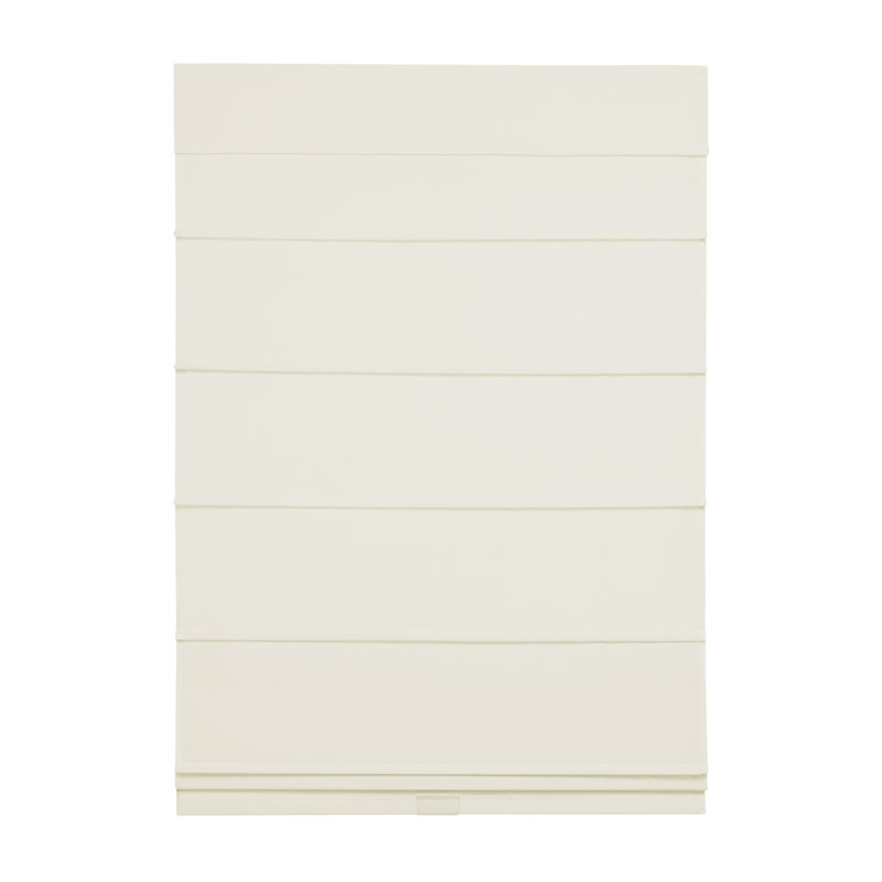 Blackout Roman shade, Beige, 48"W x 64"L