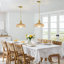  Junathean 1 - Light Pendant Light with Petal Lampshade-2062937403