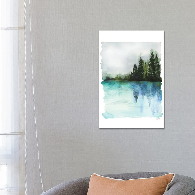 Misty Waters by Kelsey McNatt - Wrapped Canvas Painting, 66.04 cm H x 45.72 cm W x 3.175 cm D