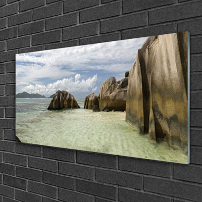 Landscape Rock - No Frame Print on Glass