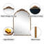Miroir rétro antique en or antique, élégant miroir mural à cadre en métal-265789752