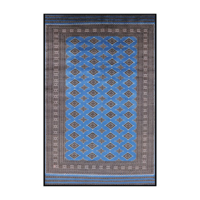 Tapis oriental bleu / gris Janiyah