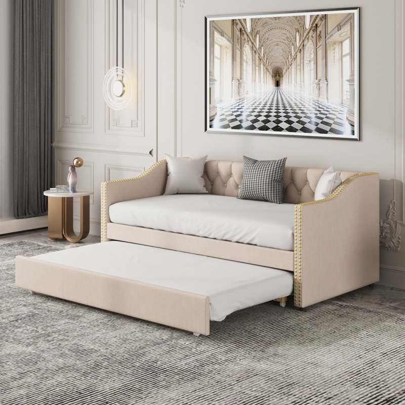 Aabha Upholstered with Trundle