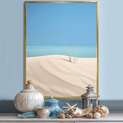 White Dune Solitude sur toile