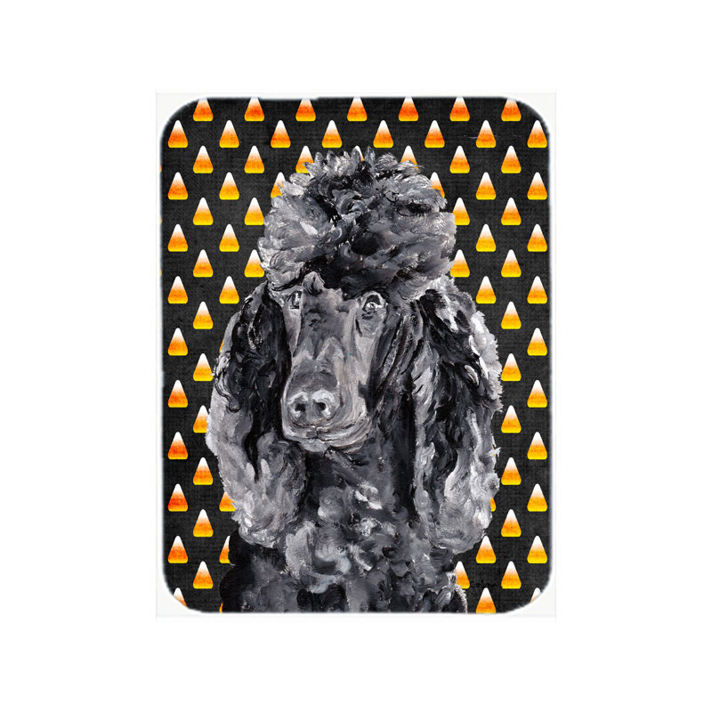 Planche à découper standard en verre caniche caroline de la trésors Halloween Candy Corn