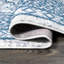 Tapis bleu / blanc Boho Cottage Medallion-193010527