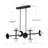 8-Light Nodes Linear Chandelier In Santi Black-1236006873