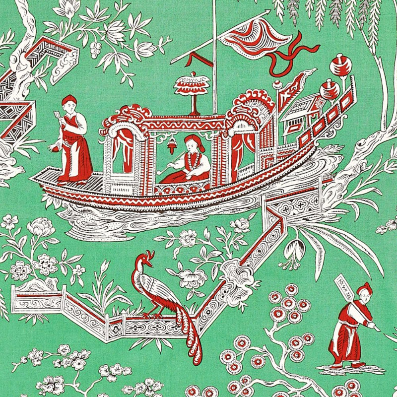 Matsudana Fabric, Jade