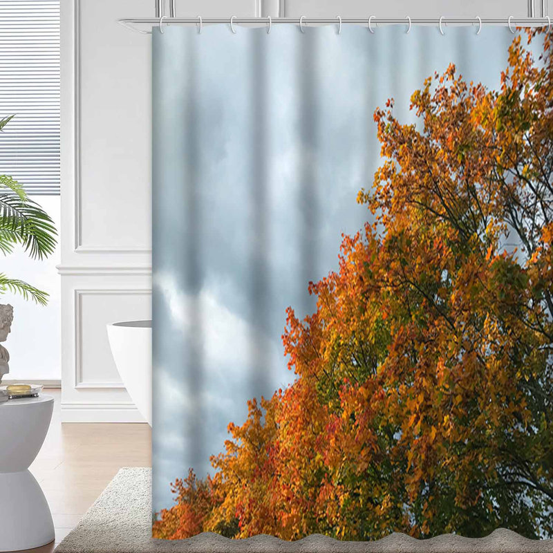 Rideau de douche Dark Autumn, L 72 po x l 72 po