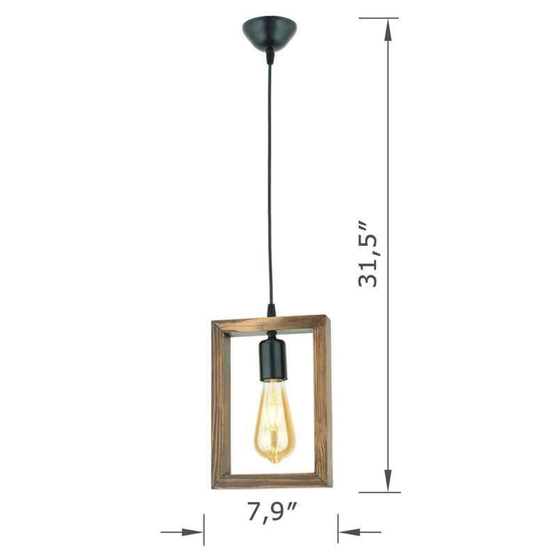 Luminaire suspendu simple à hauteur réglable