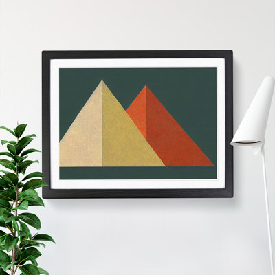 Geometric Pyramids Vol.4 Abstract - Framed Print