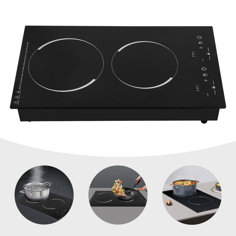 Sleek dual induction cooktop Wholesale For Your Kitchen 