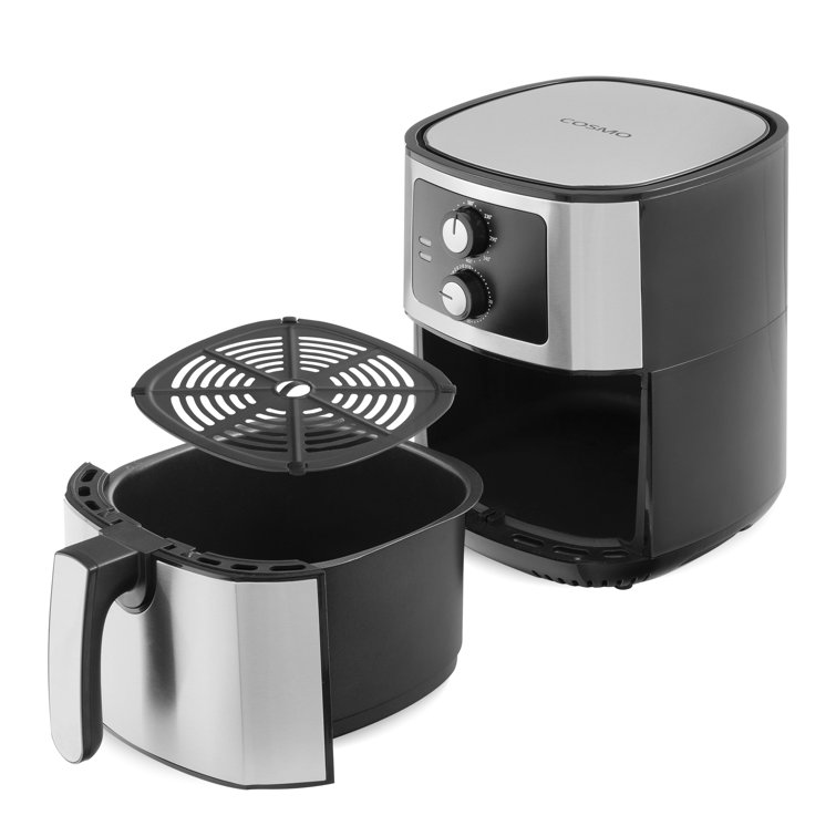 Moosoo Air Fryer 2 Quart, Small Compact Air Fryer, with Adjustable Temp  Control 