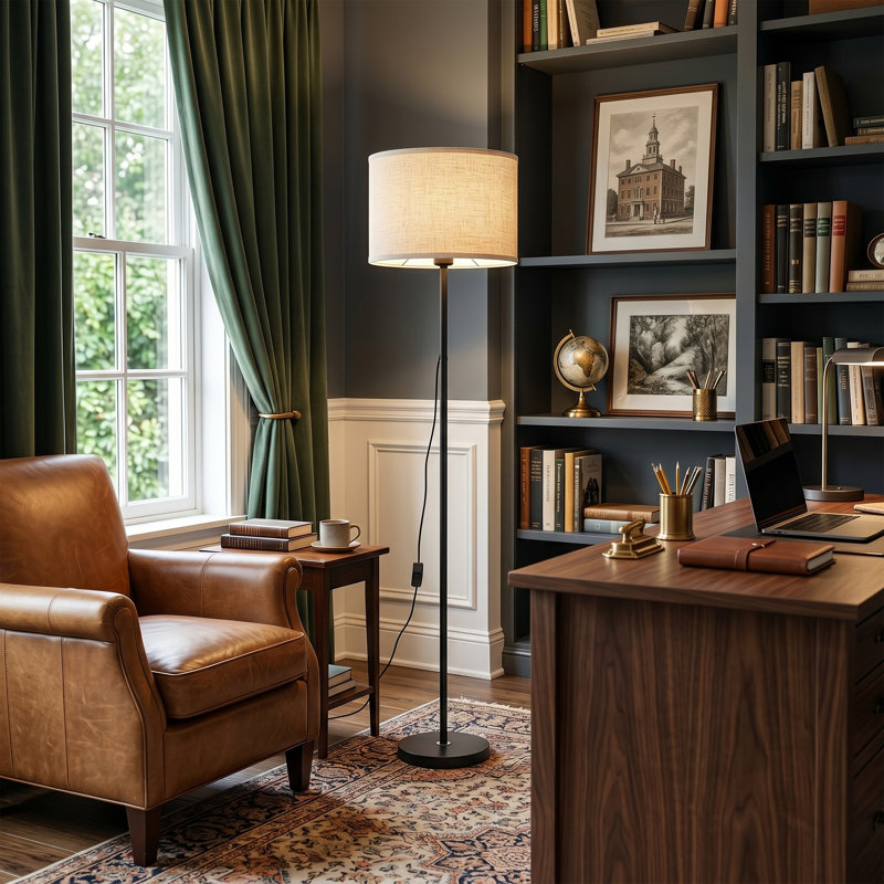 57" Traditional Floor Lamp (Bulb Include)