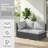 2-piece Outdoor Sofa Conversation Set with Cushion-185863375