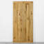 Hadria Single Bi-Folding System Solid Oak Barn Door-1673319493