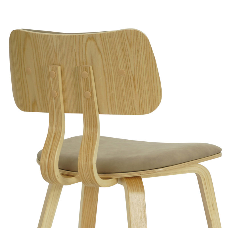 Chaise de salle à manger Westrick, Gris, Bois de chêne