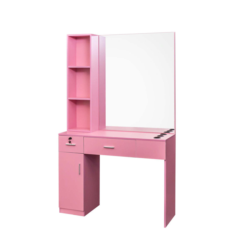 Salon Station Barber Coiffing Styling Station Barber, Rose