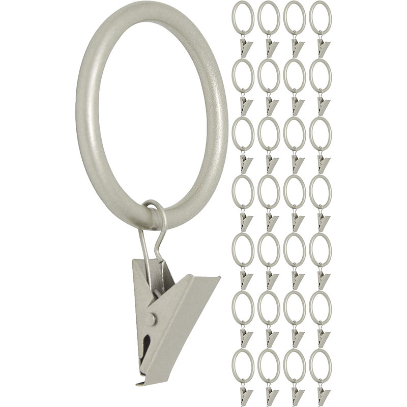 Curtain Rings, Pewter