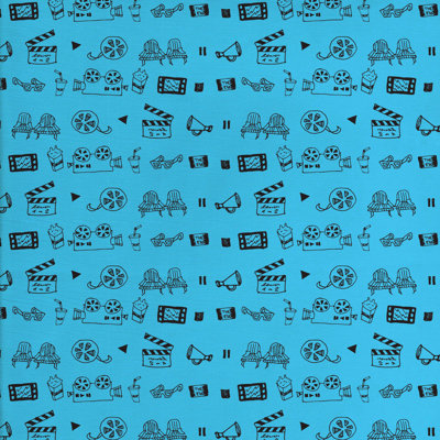 Tissu de style doodle