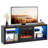 Fireplace TV Stand For Tvs Up To 80" With 36"W Electric Fireplace Heater,Cabinets & Open Storage-118158648
